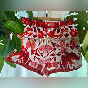 Farm Rio Denim Floral Women's Shorts NWOT Size 33 Sold out online!